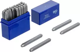 Bgs Technic Raidžių išmušėjų rinkinys A iki Z | 4 mm (2031)