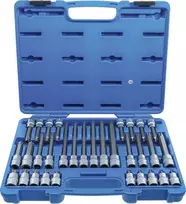 Bgs Technic Antgalių rinkinys | 12.5 mm (1/2") | TP-Star su skyle (Torx Plus) TP20 - TP70 | 32 vnt. (5191)