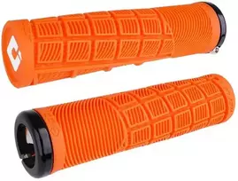Vairo rankenėlės ODI Reflex v2.1 MTB Lock-on 135mm Baltas/Oranžinis