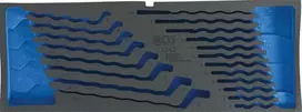 Bgs Technic Tuščias padėklas kilpiniams ir kombinuotiems raktams 20 vnt. iš BGS 3312 (3342-1)