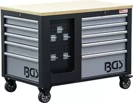 Bgs Technic Įrankių vežimėlis | 2x 5 stalčiai | 1 spintelė | tuščia (4199)