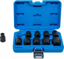 Bgs Technic Smūginių galvučių rinkinys, šešiakampės | 12,5 mm (1/2") | 10 - 24 mm | 10 vnt. (5205)