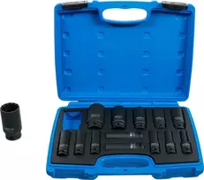 Bgs Technic Smūginių ilgų galvučių rinkinys | daugiafunkcinės | 12,5 mm (1/2") | 10 - 32 mm | 14 vnt. (5209)