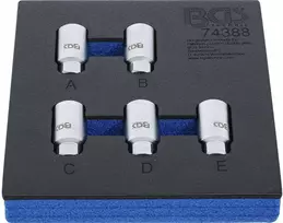 Bgs Technic Ratų varžtų slapukų rinkinys Tesla | 5 vnt. (74388)