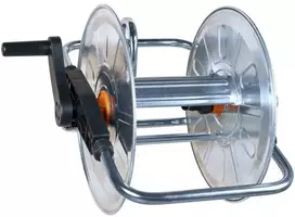 Žarnos ritė 50 m 1/2" arba 35 m 3/4" žarnai, plienas