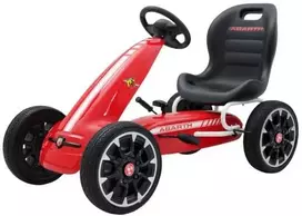 Megaleg Abarth pedalinis GoKart 3-8 metų vaikams, raudonas