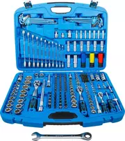 Bgs Technic Galvučių ir raktų komplektas | terkšliniai veržliarakčiai | 6,3 mm (1/4") / 10 mm (3/8") / 12,5 mm (1/2") | 218 vnt. (8820)