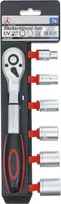 Bgs Technic Galvučių rinkinys su terkšle | 10 mm (3/8") | 8-19 mm | 7 vnt. (15112)