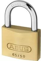 ABUS 65/50 kd., Įprastinė pakabinama spyna, Raktinė spyna, Raktinė, Žalvaris, Žalvaris, Grūdintas plienas