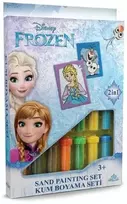 Egem Grup Organizasyon Raudonas CASTLE spalvoto smėlio piešimo rinkinys FROZEN IR OLAFAS, 2 trafaretai