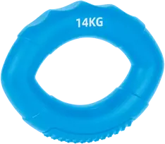 Silikoninė rankena rankų reabilitacijai, 0 - 14 kg, mėlyna, REBEL ACTIVE