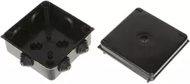 ATSIŠAKOJIMO DĖŽUTĖ SU RIEBOKŠLIAIS LUX-135X135/EPN IP55 Elektro-Plast