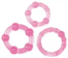 Toyz4Lovers Penio žiedai ir sėklidės 3 dalių sekso rinkinys