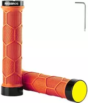 Rockbros 40720007004 dviračio rankenos su atšvaitu – oranžinis