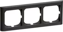 LAURITZ KNUDSEN FUGA® rėmas Softline 631 modulis horizontalus trigubas kokso pilkas