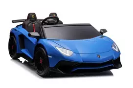 Lean Cars Vienvietis žaislinis elektromobilis Lamborghini XXL, mėlynas