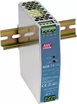 Mean Well IŠJUNGIMO MAITINIMO MAITINIMO DIN bėgelio MEDŽIAGOS NDR-75-48 48V/75W/1.6A