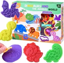 Jokomisiada Plastikinių masinių dinozaurų formų rinkinys