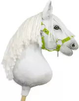 Super Hobby Horse Reguliuojamas kantaras hobi arkliukui A3 – laimo spalvos