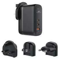 Spacetronik Įkroviklis GaN 65W 2x PD 2x USB-C USB QC EU JK JAV
