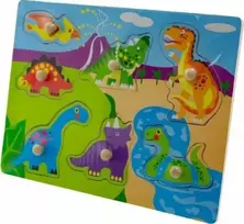 EURObaby ZAB Dėlionė 30X22 DINOZAURAI