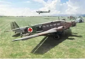 Italeri Junkers Ju 52/3m 1/72 plastikinis lėktuvas rinkimui