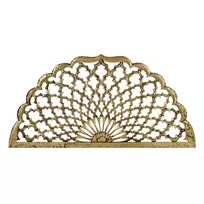 Plakatas Bigbuy Home Sienų dekoras 120 x 1,25 x 60 cm Bronzinis DMF