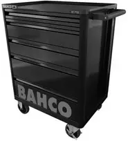 Įrankių vežimėlis Bahco E72 5 stalčiai, 952x692x510 mm, juodas
