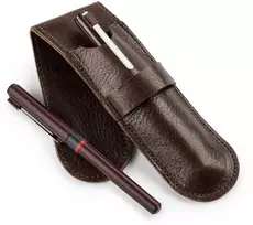 Solier Accessories Leather men s pen case SA12 CAMEL