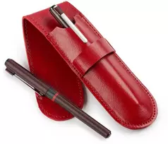 Solier Accessories Leather men s pen case SA12 CAMEL