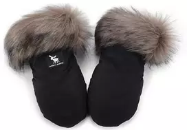 Cottonmoose Handmuff - pirštinės, vežimėlio užvalkalai | Juoda