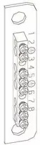 Eaton Electric EATON PE gnybtas C bėgeliui