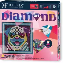 KITFIX DIY Deimančiukų menas „Mopsas“