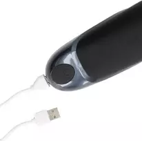 Loveline By Shots Loveline Vibrating Sensation Sleeve Licorice Juodas Ergonomic Design