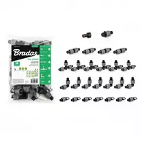 Priedų rinkinys Bradas lašelinio laistymo juostai 16 mm (26 vnt.)