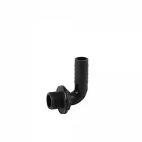 Jungtis alkūnė Bradas PIN LUG PP su tarpikliu, 3/4" išor.sr. - 3/4" žarnai
