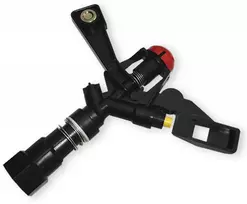 Laistomasis pulsuojantis purkštuvas 3/4" Bradas Juodas Line AQUA JET, 2 atšakų, 20m