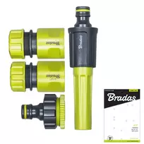 4 dalių rinkinys laistymo žarnoms 1/2" Bradas LIME LINE