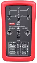 Fazių sekos ir variklio sukimosi krypties testeris ; 90÷600VAC; 15÷400Hz; IP40; CAT III 600V, UNI-T