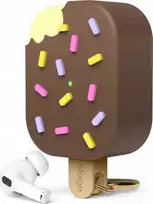 „Elago AirPods Pro 2“ ledų dėklas – rudas „AirPods Pro 2“ dėklas