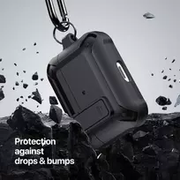 DUX DUCIS PECO - apsauginis dėklas armor type skirta AirPods Pro 2 juodas