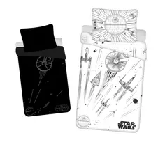 Patalynė świecąca w ciemności 140x200 Star Wars Gwiezdne Wojny 1629 bawełniana poszewka 70x90
