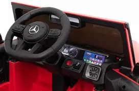 Ramiz Elektrinė mašina vaikams Mercedes G63 raudonos spalvos