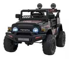 Elektromobilis Toyota FJ Cruiser 4x4, Juodas Leaves