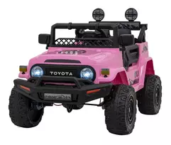 Rožinė Elektromobilis Toyota FJ Cruiser 4x4, Rožinė