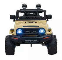 Elektromobilis Toyota FJ Cruiser 4x4, rusvai gelsvas