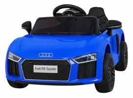 Elektrinė mašina vaikams Audi R8 mėlynos spalvos