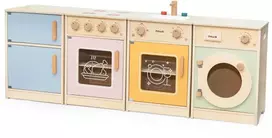 Viga Toys VIGA PolarB didelis medinis virtuvės rinkinys XL
