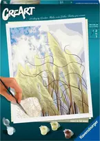 Piešimo pagal skaičius rinkinys CreArt Ravensburger 23611 Grass in the Wind