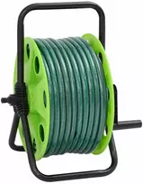 Žarnos ritė su tvirtinimo detalėmis, žalia, 0,75", 20m, PVC